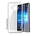 Orzly Fusion Bumper Case Cover Shell for Microsoft Lumia 950 XL (2015 Model - Large Phablet Version) - Protective Hard Cover with Impact Absorbing Transparent Rubber Rim and 100% Clear Back Panel