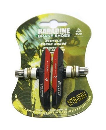 Bicycle brake pads taiwan belt chute native rubber brake mountain bike brake pads mtb-959v