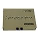 HDE 2-Port VGA/SVGA Manual Switch Sharing Switcher Selector Box for LCD TV PC Monitor Video