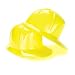 Construction Party Hard Hat (12 count)