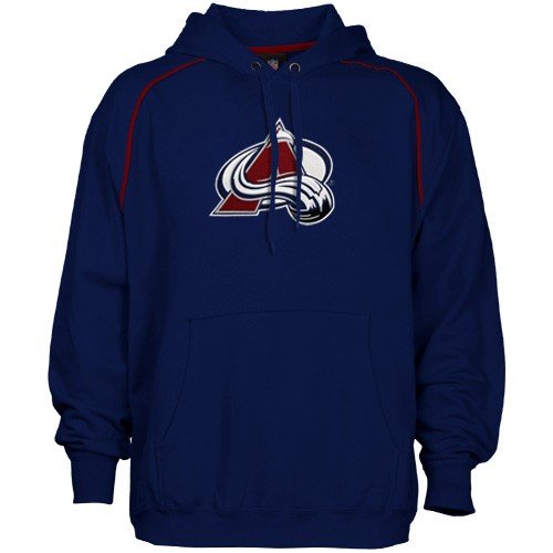 Buy Majestic Colorado Avalanche Navy Blue Fear & Trembling Hoody Sweatshirt by Majestic