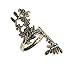 Vintage Style Fashion Bronze Engraved Leaf Winding Wrap Finger Ring By VAGA®