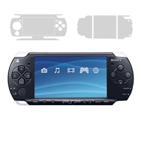 Skinomi TechSkin - Invisible Protector Shield Full Body Skin for Sony PSP 2000 Slim - Plus LIFETIME REPLACEMENTS