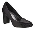Women's Merona&reg; Maurine Faux-Crocodile Moccasin Pumps - Black