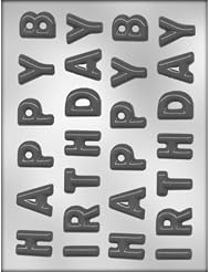Buy CK Products 1-1 4-Inch Birthday Letter Chocolate Mold