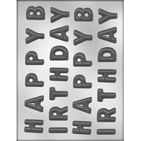 Buy CK Products 1-1 4-Inch Birthday Letter Chocolate Mold now!