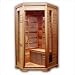 Corner 1 - 2 Person Ultimate Series Red Cedar Infrared Sauna with 5 Nano Carbon Heaters