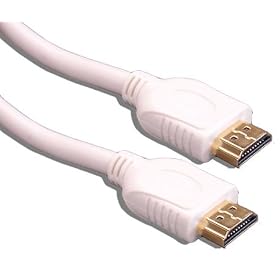 White 2m Gold Plated HDMI Cable - Compatible up to v1.3 and 1080p. By Cable Mountain