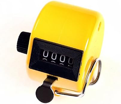 Hand Held Tally Counter 4 Digit Number Clicker