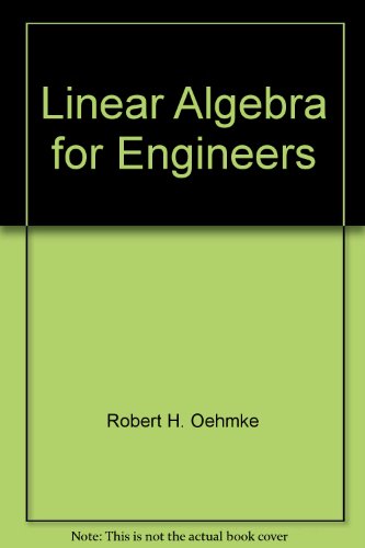 linear algebra for engineers