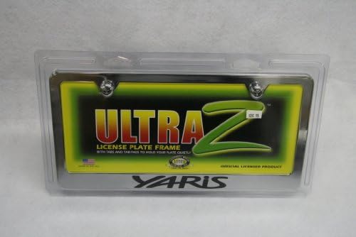 Universal Brass UltraZ License Plate Frame Toyota Yaris