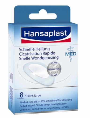 HANSAPLAST med Schnelle Heilung Pflaster gross, 8 St