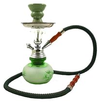 Mini-Wasserpfeife ID Shisha Minil - gr&uuml;n - 25cm