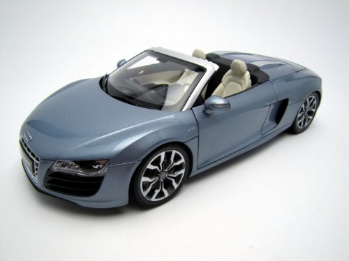 Kyosho - 9217BL - Véhicule Miniature - Audi R8 V10 Spyder 5.2 Fsi - 2010 - Bleu - Echelle 1/18