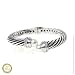 WILLOW XPRESS: *BLINKER BANGLE - WHITE VOYAGEUR PEARLE*