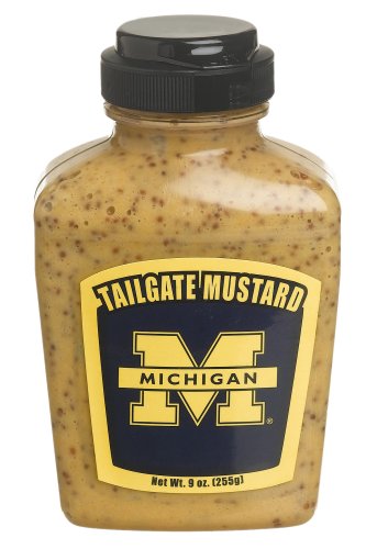 Tailgate Mustard University Of Michigan, 9-Ounce Jars (Pack of 16)