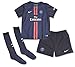 2015/2016 PSG PARIS SAINT GERMAIN HOME IBRAHIMOVIC 10 FOOTBALL SOCCER KIDS JERSEY & SHORT
