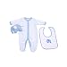 Mini Vanille Baby Jungen Geschenk mit Elefant Spielzeug Set