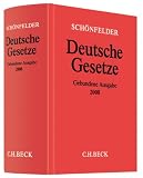 Schönfelder Deutsche Gesetze, gebundene Ausgabe ohne Fortsetzung