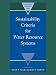 Sustainability Criteria for Water Resource Systems (International Hydrology Series)