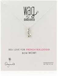 Dogeared "Wag" Sterling Silver Necklace, 18"