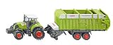 Siku 1:87 Claas Tractor W/Trailer