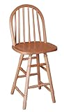 301 Promotional High Spindle Back Oak Barstool