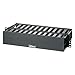 Panduit WMP1E Horizontal Cable Manager, Black, 2 RU, Black