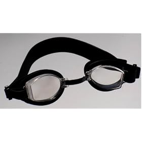 Exeze WMR Swimming Goggles Custom Designed for the Exeze WMR Waterproof MP3 Players - Anti Fog - UV Protectant - Black