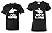 Couple Matching Cartoon Hands I'm Hers - He's Mine T-shirt