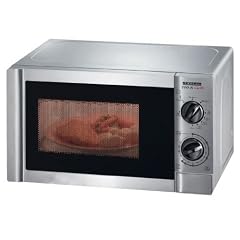 Severin MW 9713 Mikrowelle mit Grill, silber / 700 W / Grill 1000 W / 17 Liter Garraum