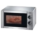 Severin MW 9713 Mikrowelle mit Grill, silber / 700 W / Grill 1000 W / 17 Liter Garraum
