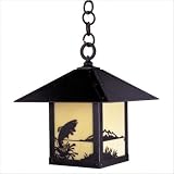 Arroyo Craftsman TRH Timber Ridge Outdoor Hanging Lantern with Filigree