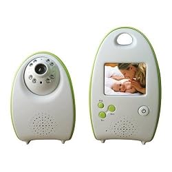 2.4GHz Digital Wireless Baby Video Monitor System With Night Vision -- 2.4" Color LCD Screen (Two-way Radio communication)