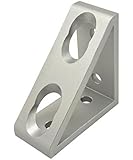 80/20 Inc., 40-4336, 40 Series, 4-Hole Inside Corner Gusset Bracket