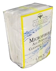 Eurow Microfiber 16" X 16" All-Purpose Cleaning Cloths (6-Pack) [Kitchen]