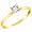 0.45 ct. Round Diamond Solitaire Ring in 14K Yellow Gold - Size 6