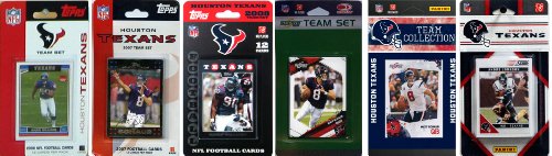NFL Houston Texans Six Different Licensed Trading Card Team Sets