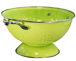 Calypso Basics 3 Quart powder coated  Colander, Lime