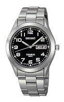 Seiko Men's Automatic Titanium Case and Bracelet Watch #SGG711