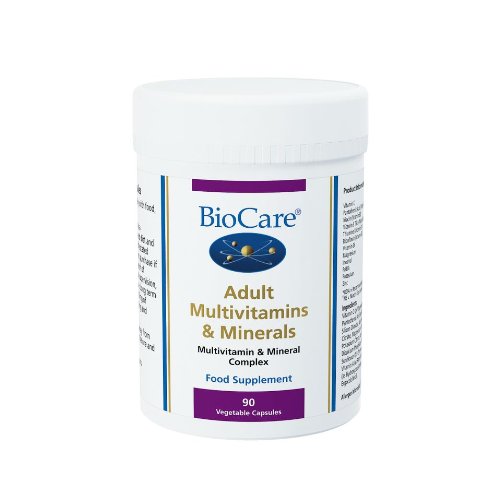 BioCare Adult Multivitamins And Minerals - 90 Vegicaps