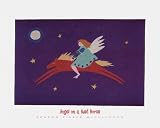 Angel on a Red Horse by Sharon Pierce McCullough poster print,20 in. x 16 in.