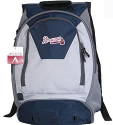 Atlanta Braves Back Pack by Antigua Sport - Navy One Size