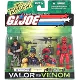 Gung Ho & Wild Weasel GI Joe Venom vs. Valor Action Figures