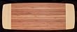 Two Tone Bar Top Bamboo Cutting Board 14-1/2" x 5-1/2" [CAPITOL CITY LUMBER]
