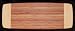 Two Tone Bar Top Bamboo Cutting Board 14-1/2 x 5-1/2 [CAPITOL CITY LUMBER]