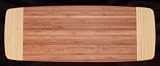 Two Tone Bar Top Bamboo Cutting Board 14-1/2" x 5-1/2" [CAPITOL CITY LUMBER]