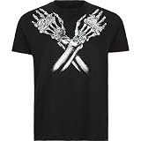 ZOO YORK - ZOO YORK Crossbones Mens T-Shirt - Black