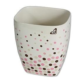 Roxy Polka Dots Wastebasket by Roxy
