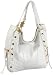 Steven by Steve Madden Summer Fling Shopper Tote,White,one size